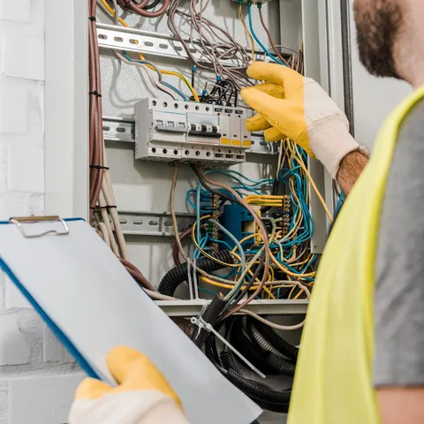 Schaltschrank arbeiten